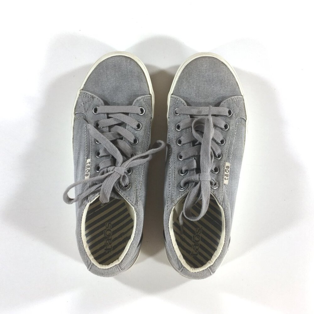 Taos Plim Soul Lace Up Sneakers Womens Size 7 Taupe PLS-13644 - Picture 4 of 9